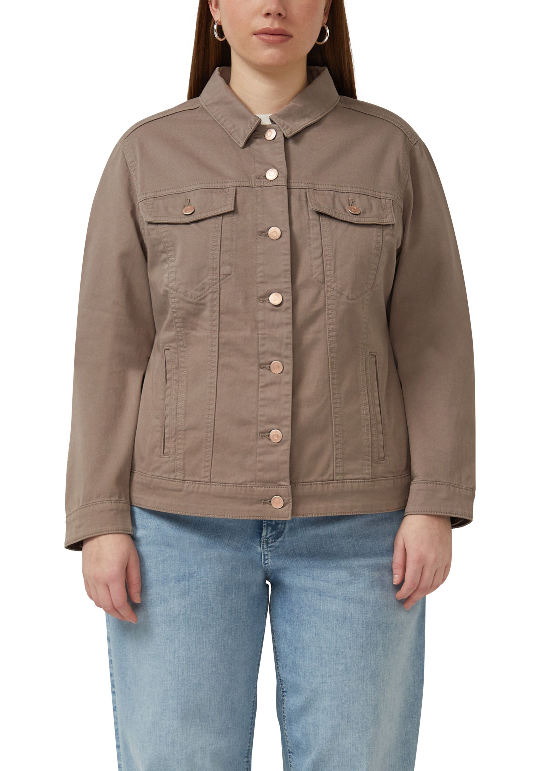 QS Between-season jacket in Brown
