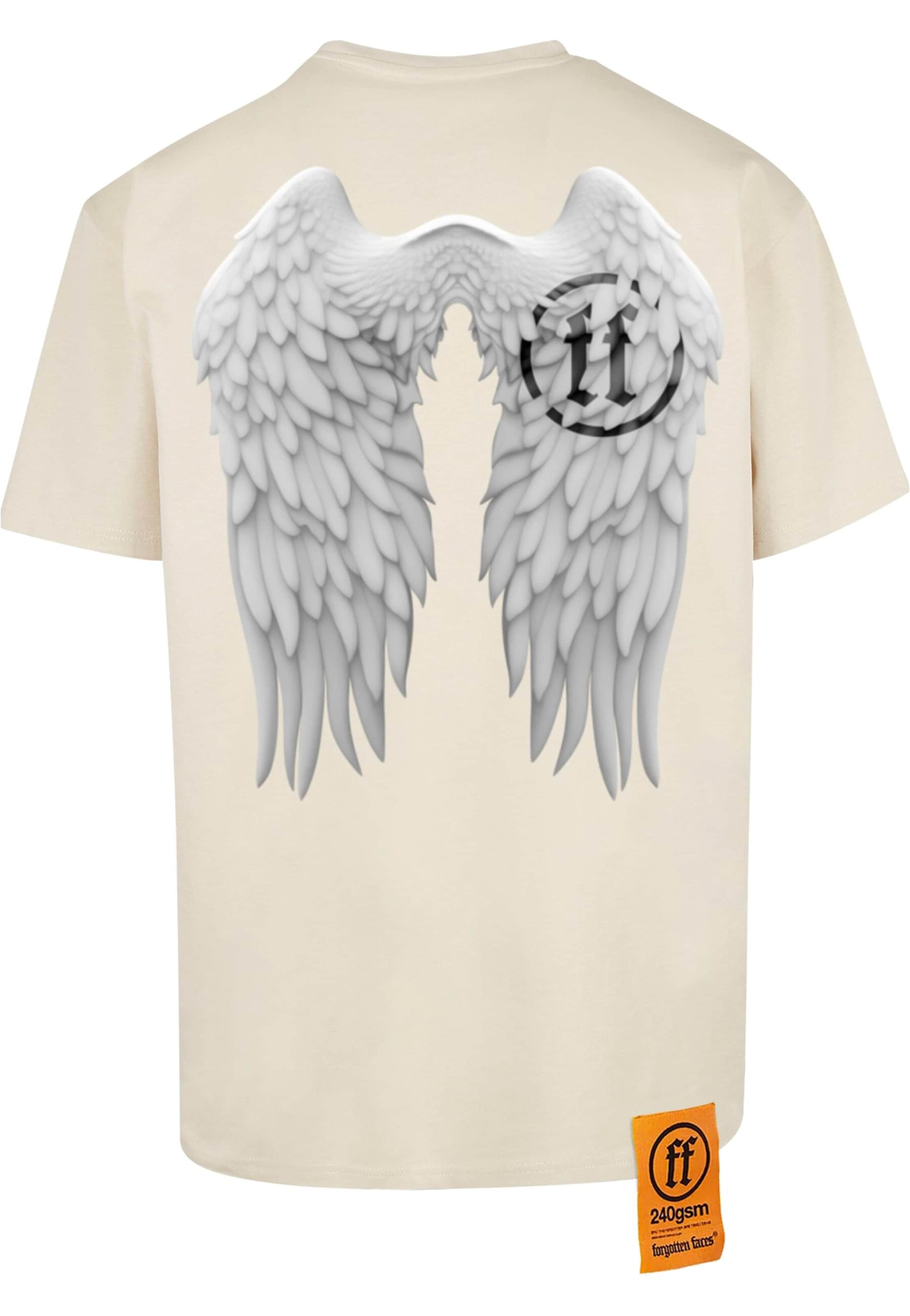 Forgotten Faces Shirt 'Wings' in Beige