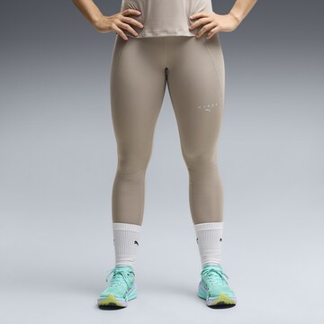 PUMA Slim fit Workout Pants 'Puma x Hyrox Essentials' in Beige: front