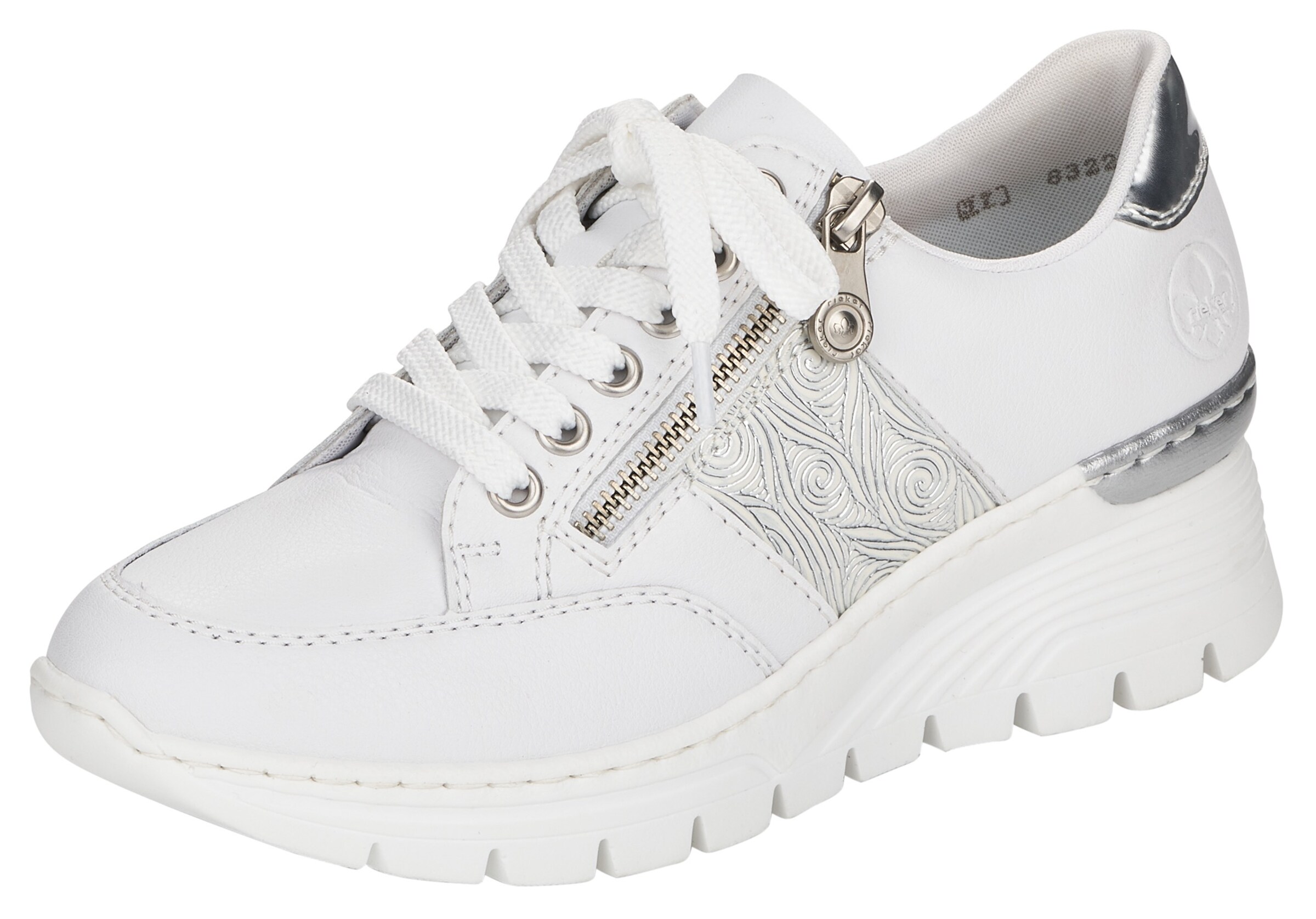 Rieker Sneaker in Weiß: Vorderseite