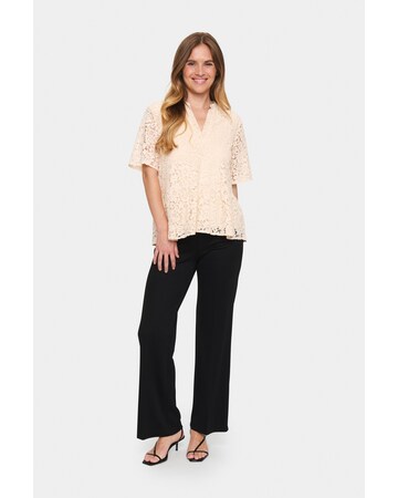 SAINT TROPEZ Blouse 'Zanna' in Beige