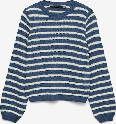 VERO MODA Pulover 'VMGORGEOUS' u plavi traper / bijela, Pregled proizvoda