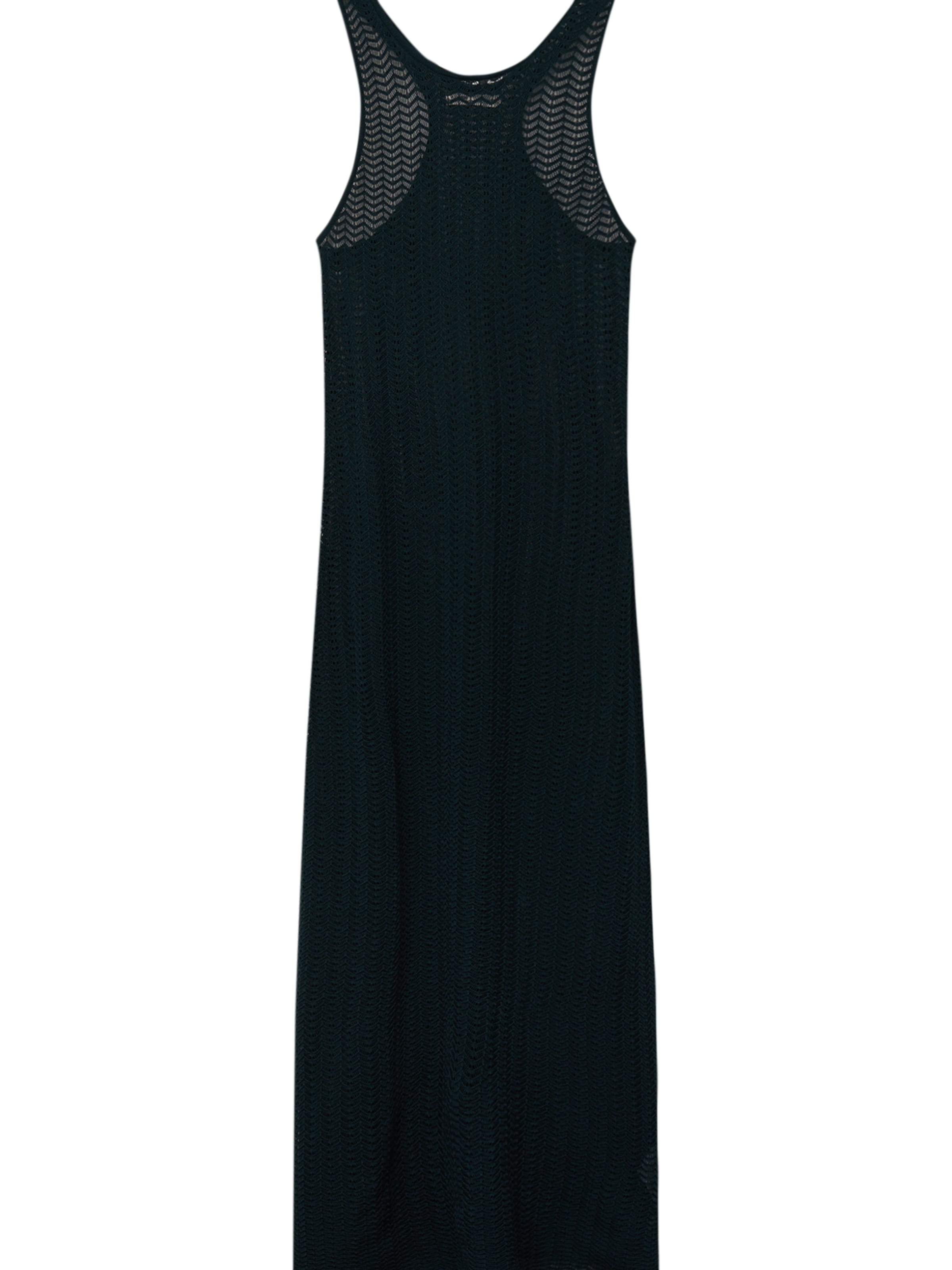 Pull&amp;Bear Лятна рокля в зелено: отпред