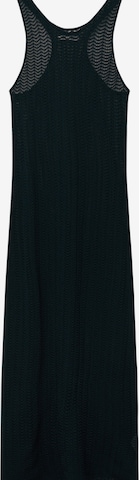 Pull&Bear Knit dress in Green: front