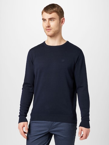 bugatti Sweater in Blue: front