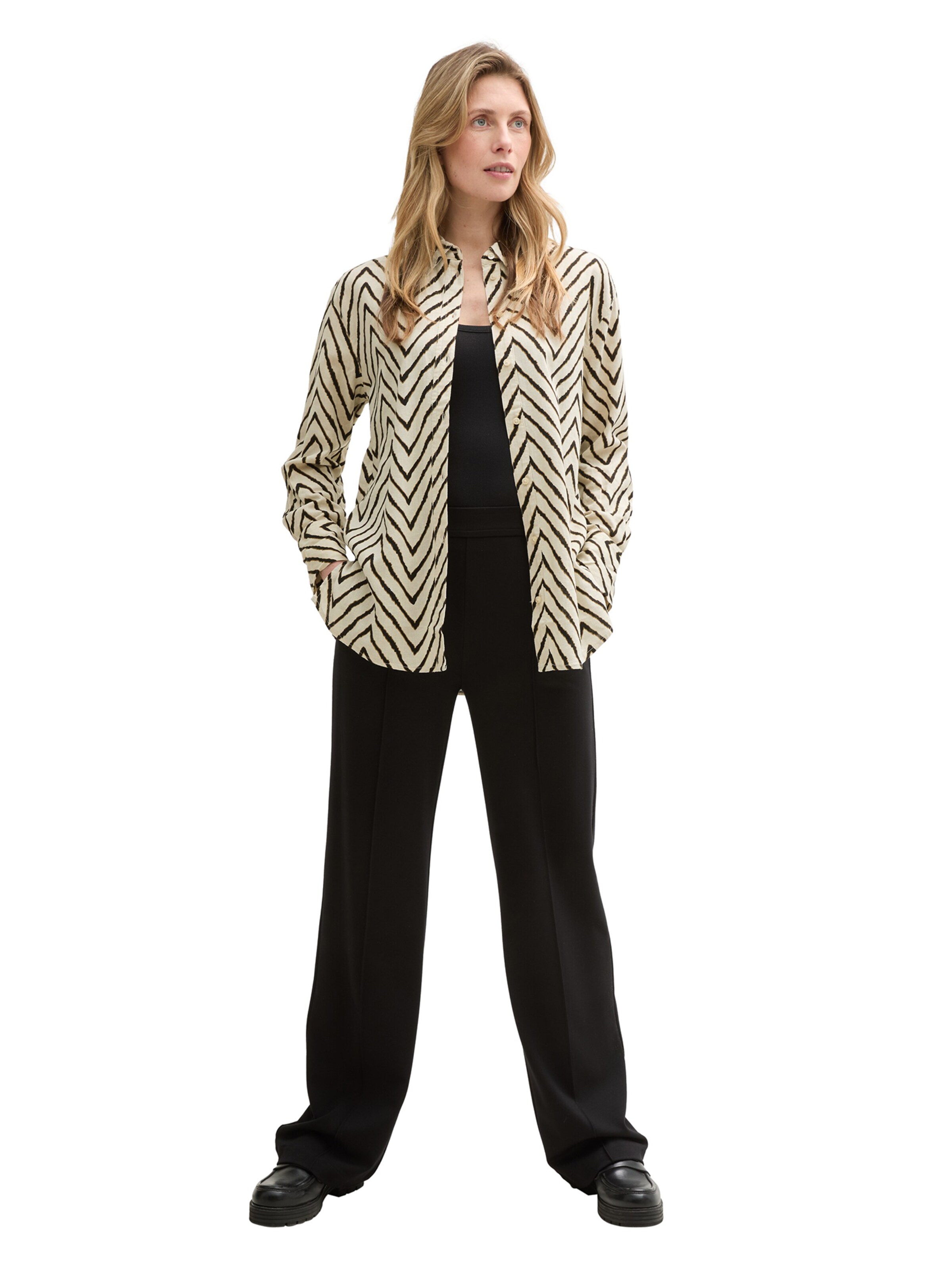 TOM TAILOR Blouse in Beige