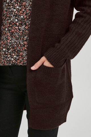 Fransa Knit cardigan 'CESANDY' in Brown