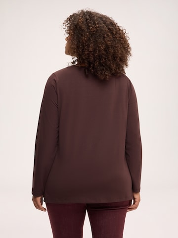 T-shirt Fiorella Rubino en marron