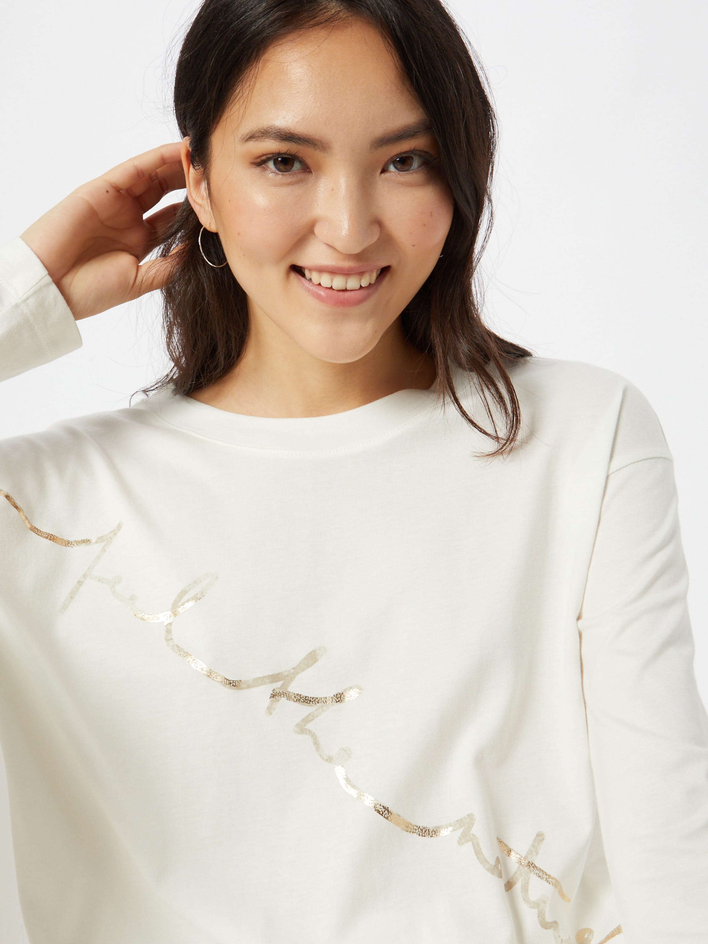 Femme T-shirt ESPRIT en Blanc Cassé 