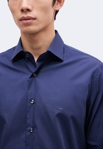 Michael Kors Slim Fit Skjorte i blå