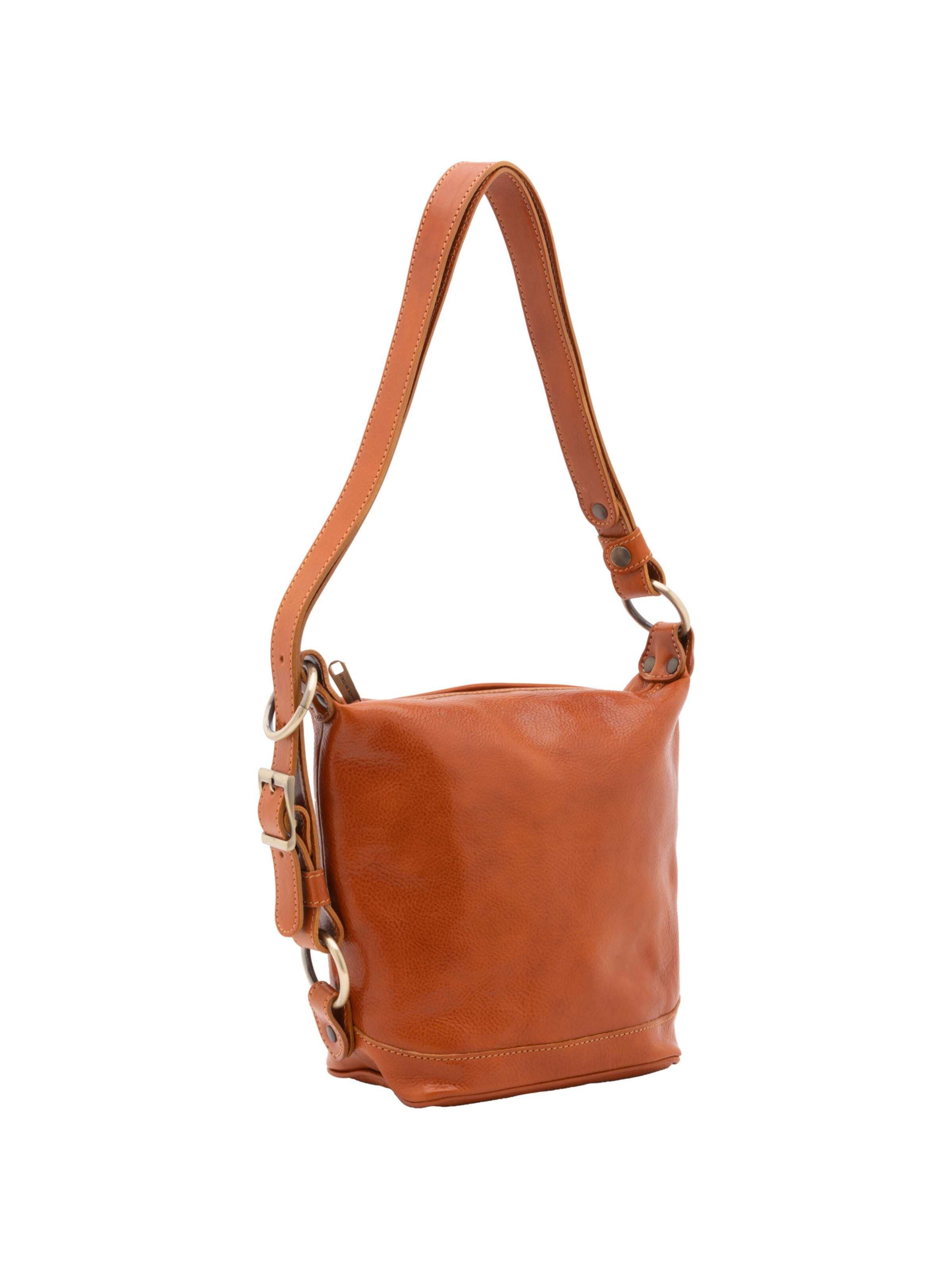 Poche ventrale Viola Castellani en marron : devant