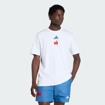T-Shirt fonctionnel 'Ffr' ADIDAS PERFORMANCE en blanc : devant