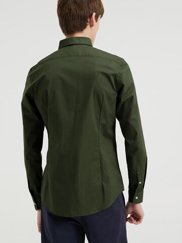 Slim fit Camicia di WE Fashion in verde