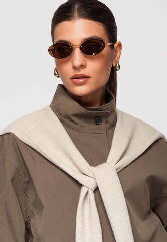 Veste mi-saison Ombre en vert