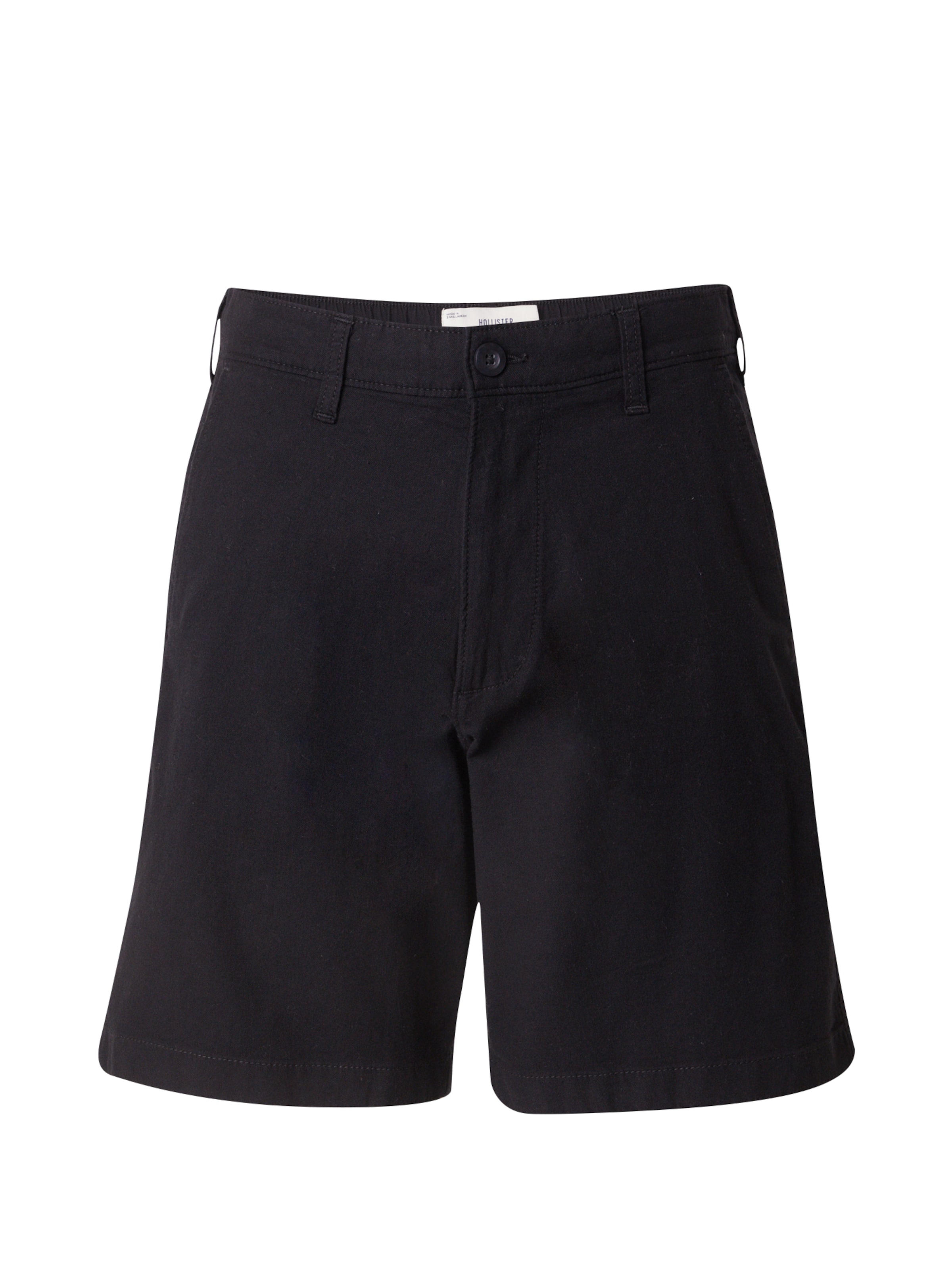 HOLLISTER Hlače 'FLEX' | črna barva: sprednja stran