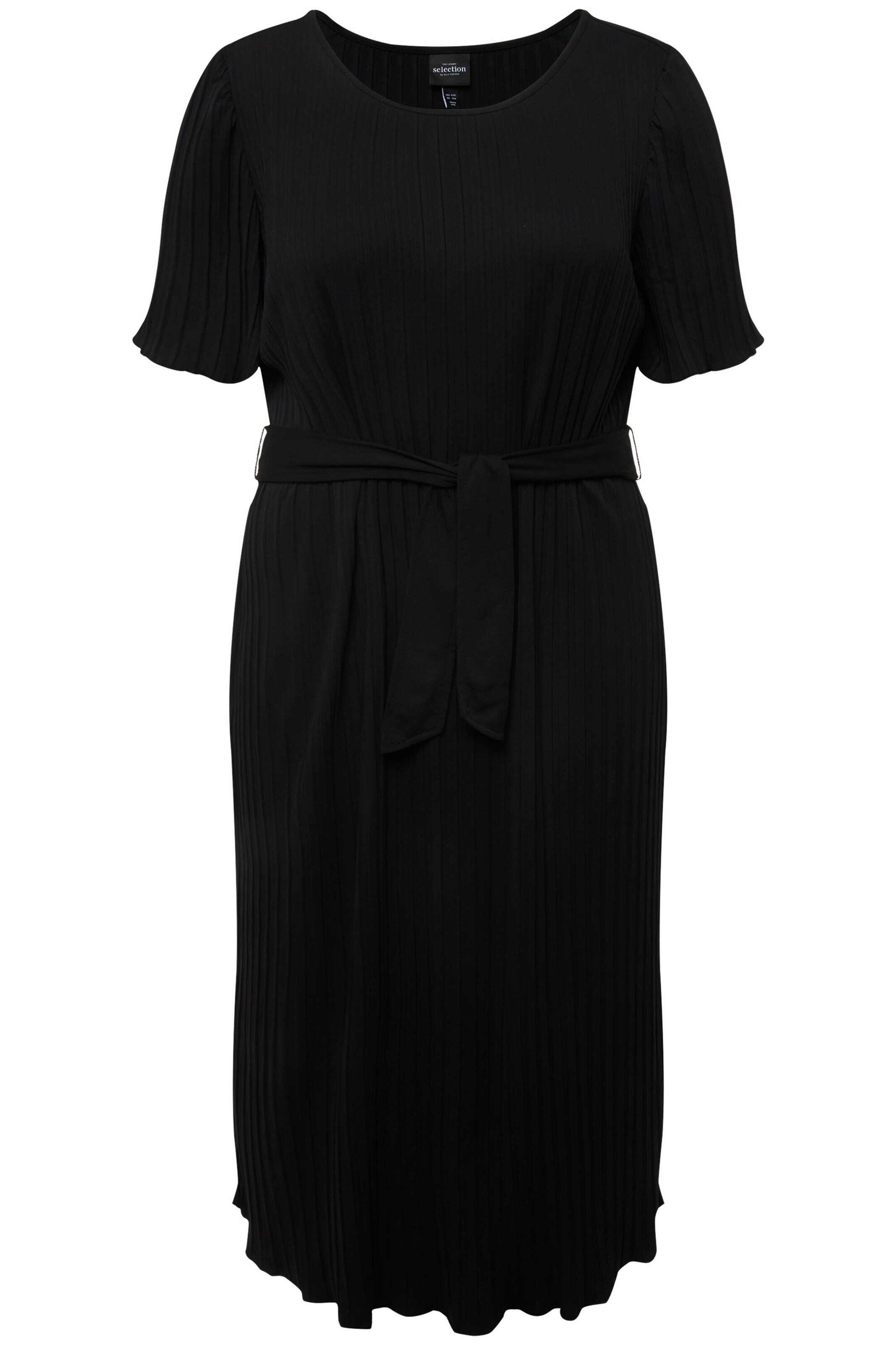 Ulla Popken Jurk in Zwart: voorkant