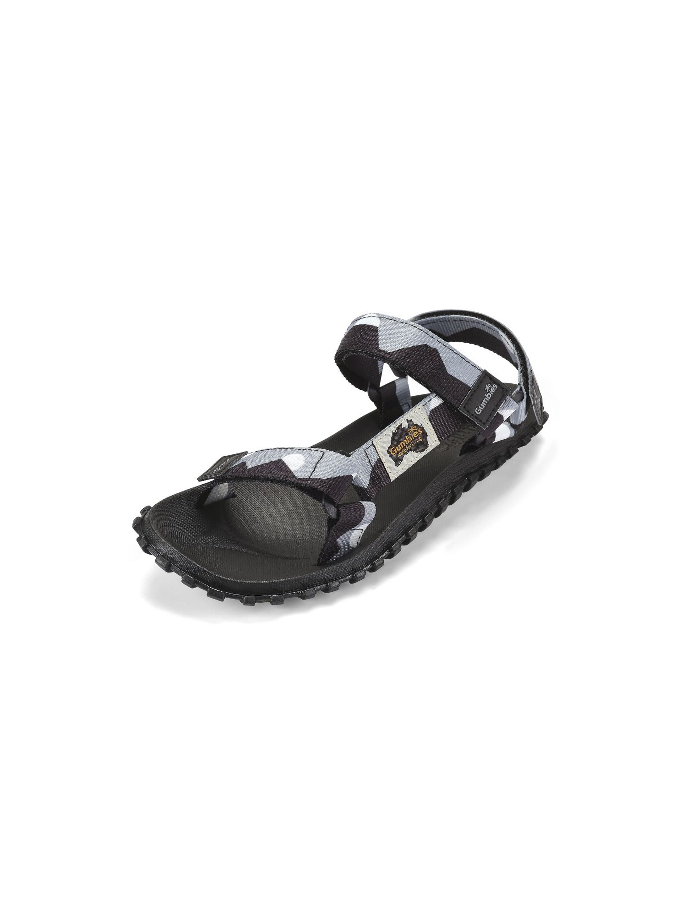 Gumbies Sandale 'Gumbies Scrambler'‌‌‌‌‌‌ in Grau: Vorderseite