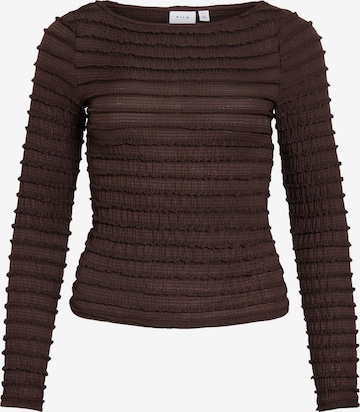 VILA Shirt 'VILisabeth' in Bruin: voorkant