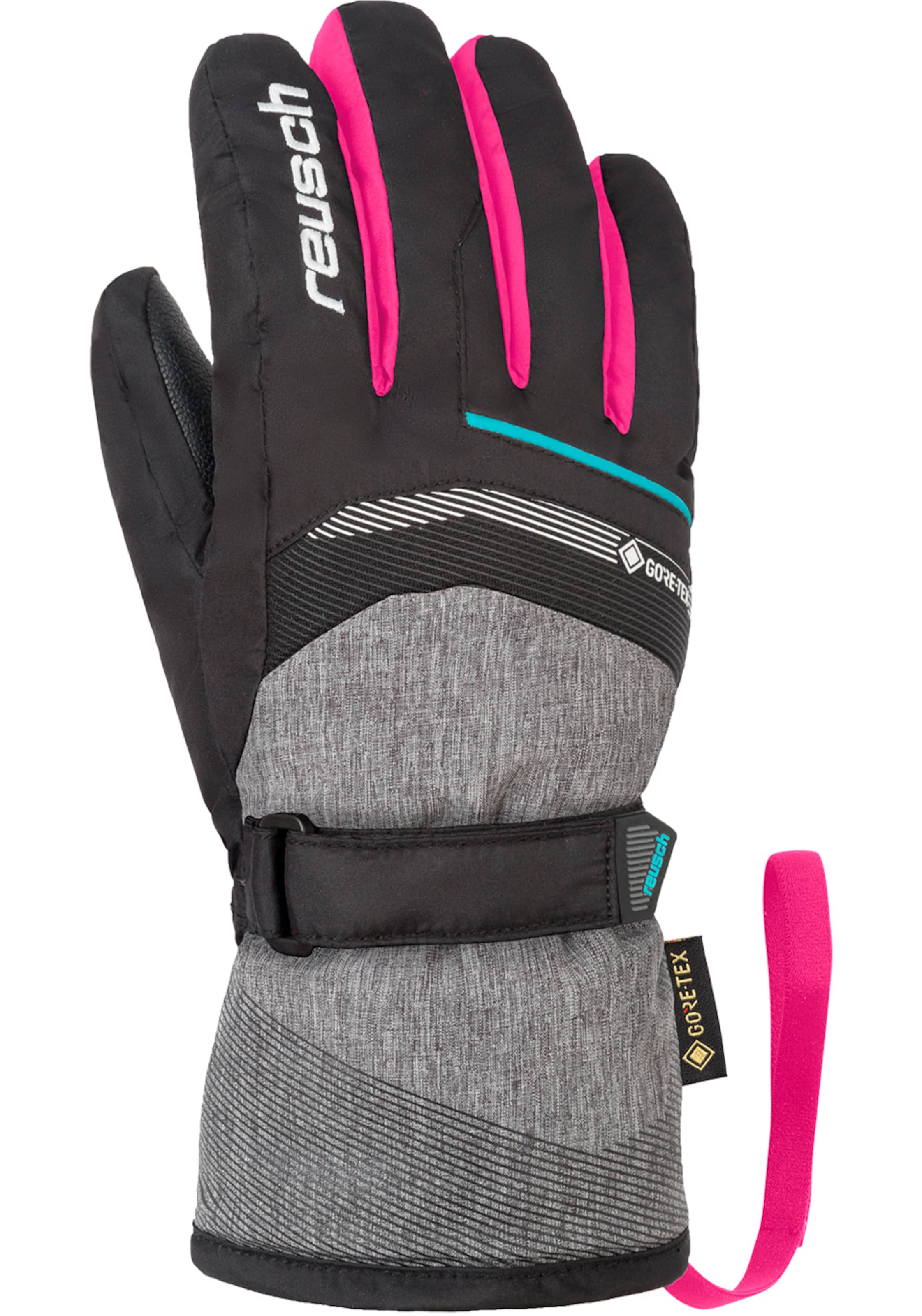 REUSCH Fingerhandschuhe 'Bolt GTX Junior' in Schwarz: Vorderseite