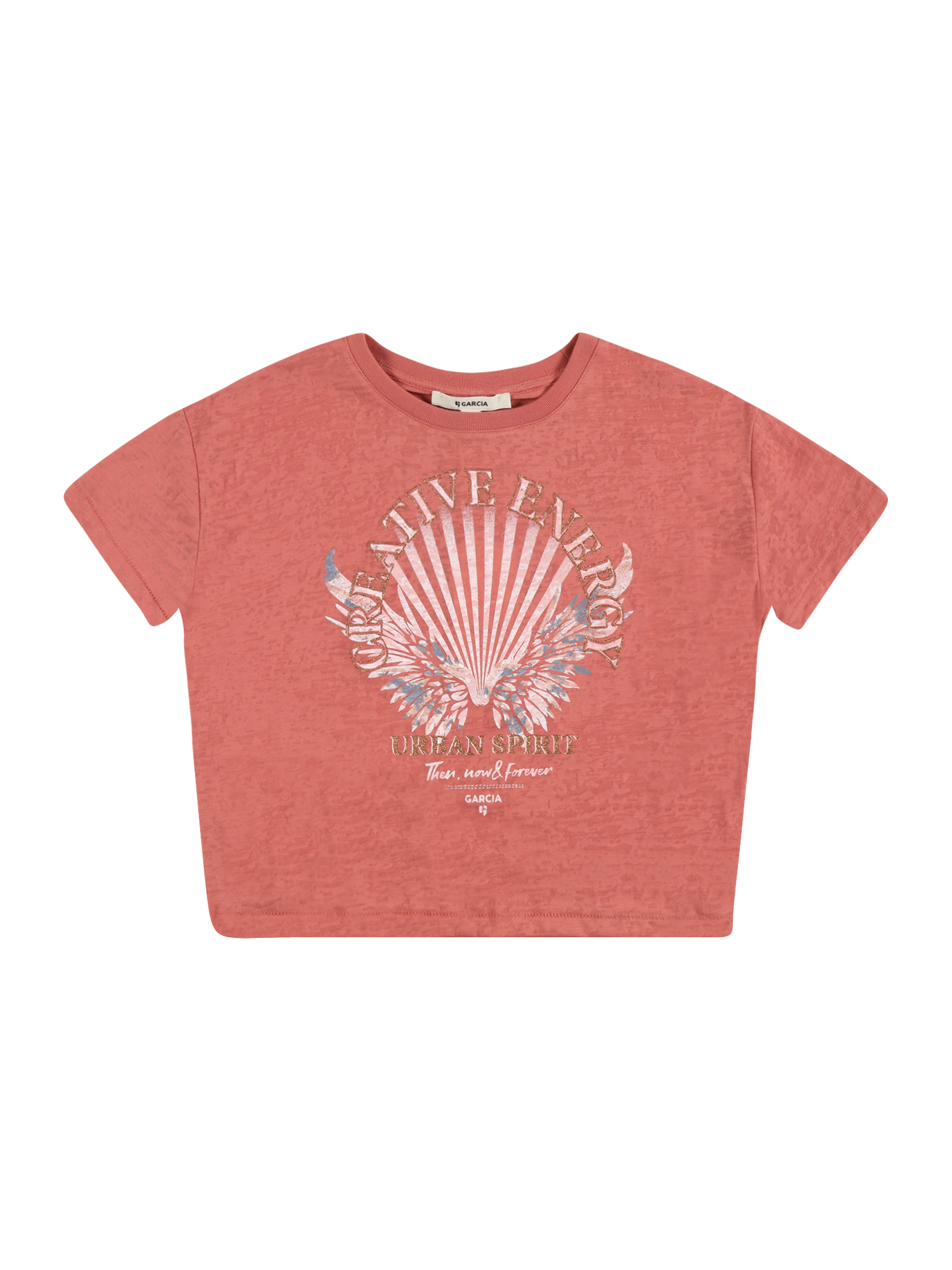 OFq6d Dzieci (92-140 cm) GARCIA Koszulka w kolorze Różowy Pudrowym 