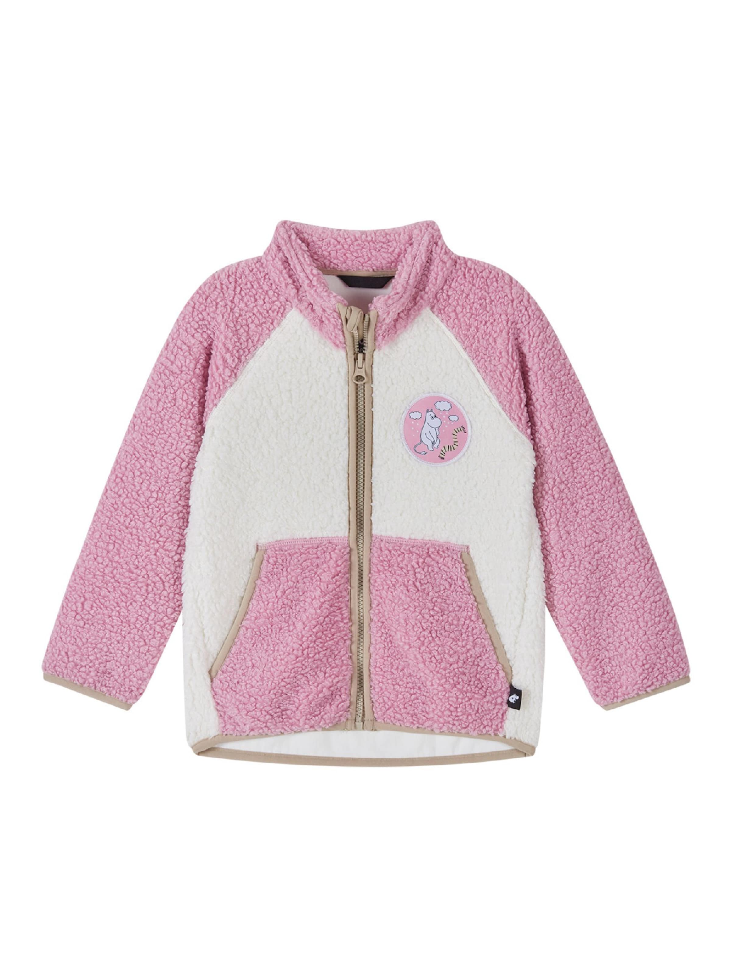 Reima Fleece jas 'Moomin' in Roze: voorkant