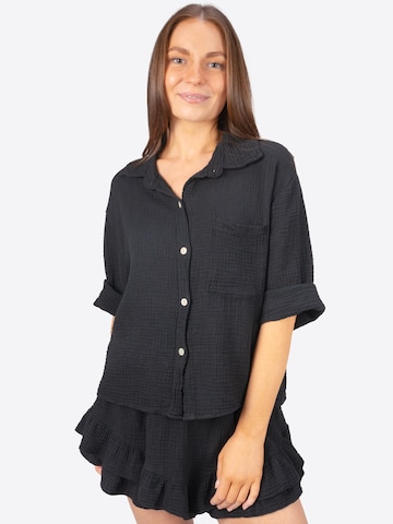 Seasons of April Bluse in Schwarz: Vorderseite