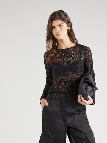 AÉROPOSTALE Shirt in Black: front