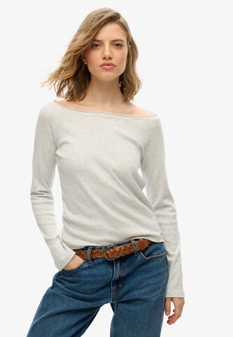 Superdry Shirt 'Bardot' in Grey: front