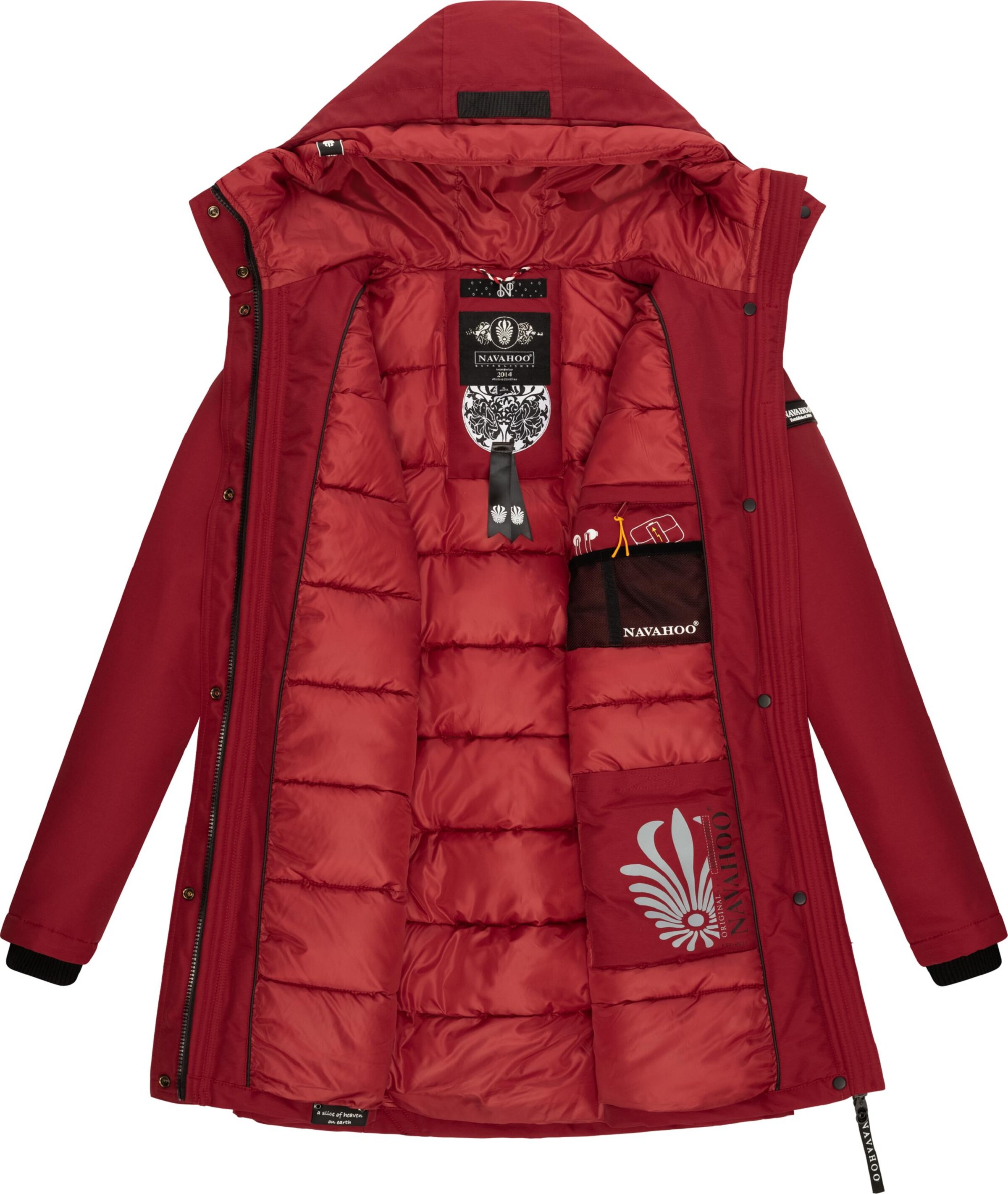 NAVAHOO Kurtka zimowa w kolorze czerwony