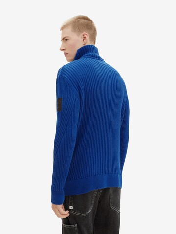 TOM TAILOR DENIM Sweater in Blue