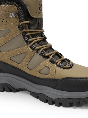 YOUTHUP Snow Boots in Brown