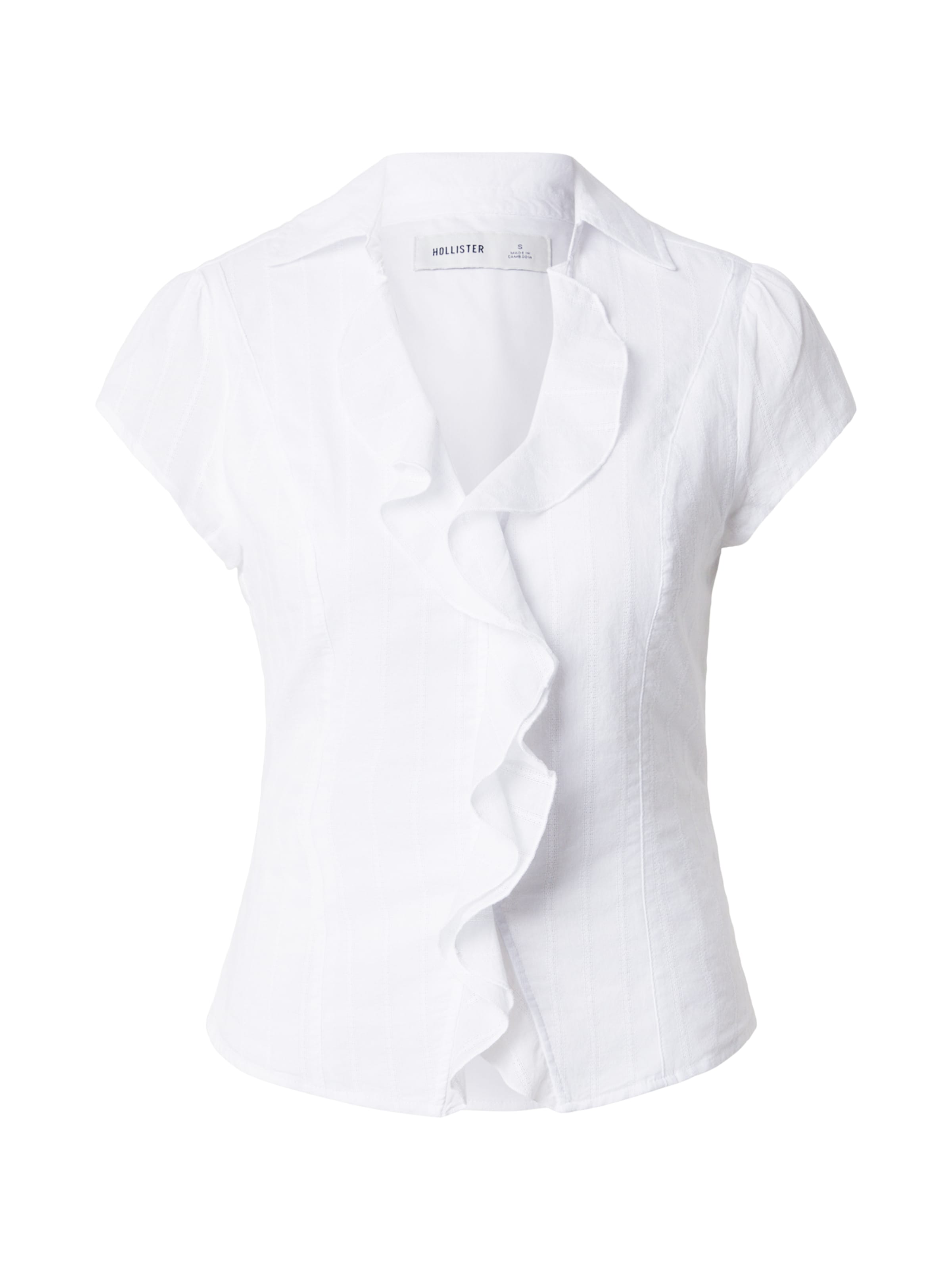 HOLLISTER Blouse in White: front