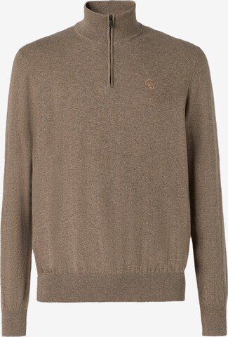 Pull-over North Sails en marron : devant