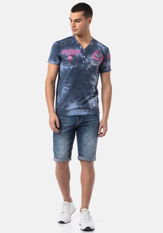 CIPO & BAXX Shirt in Blue