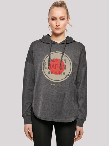 F4NT4STIC Sweatshirt 'Made in Japan' in Grey: front