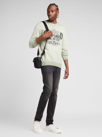 CAMP DAVID Sweatshirt in Groen