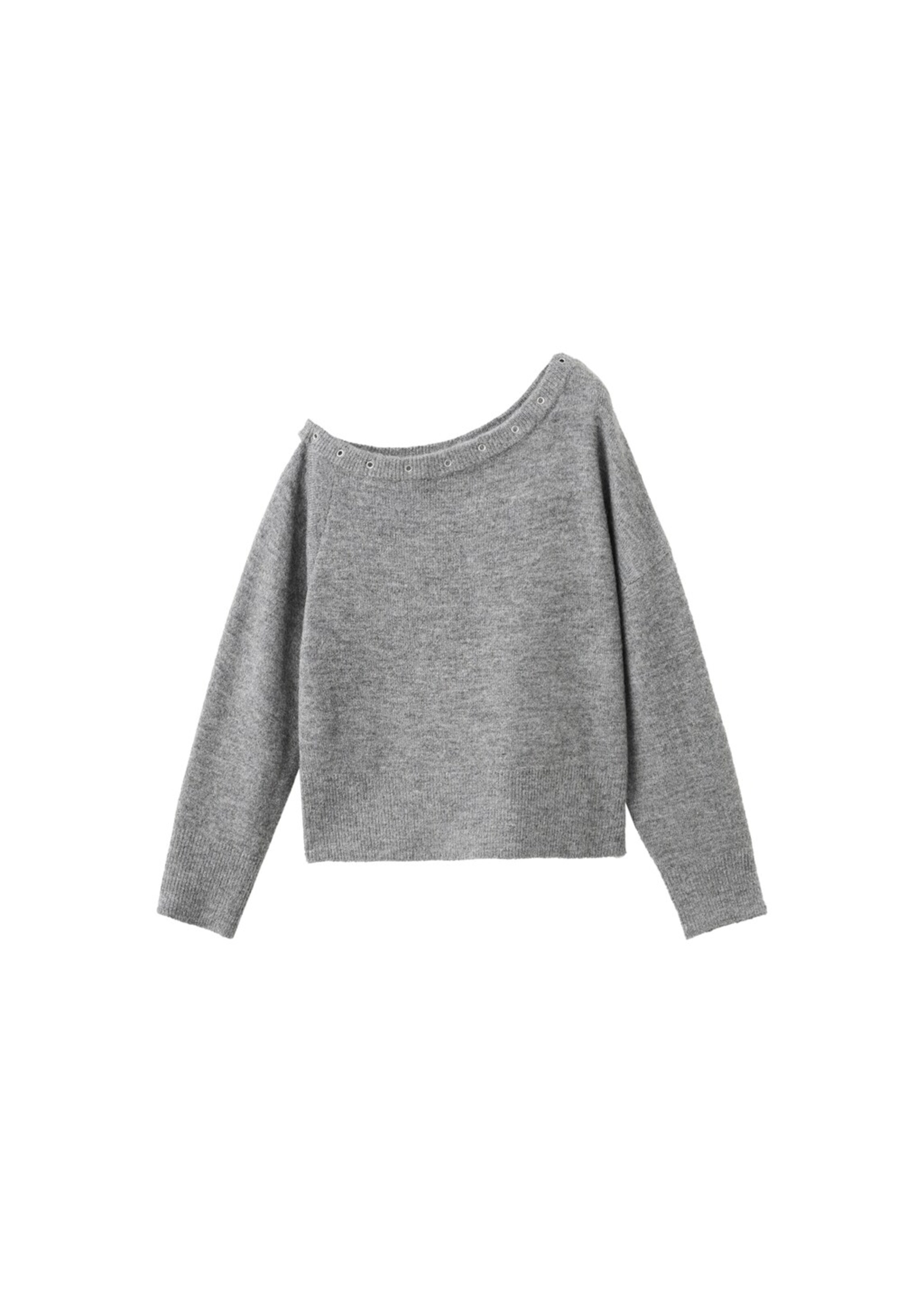 MANGO TEEN Pullover 'Bella' in Grau: Vorderseite