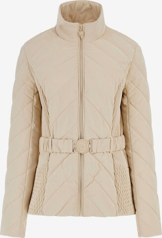 GUESS Performance Jacket in Beige: front