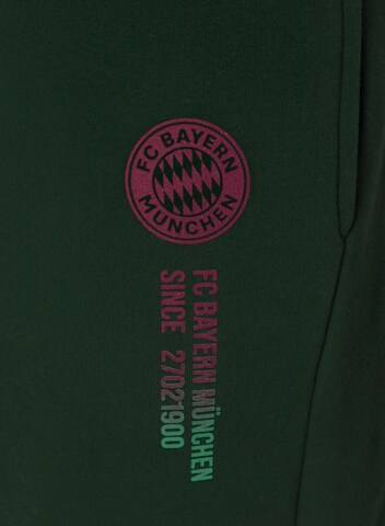 FCBM Zwężany krój Spodnie 'Marlo' w kolorze zielony