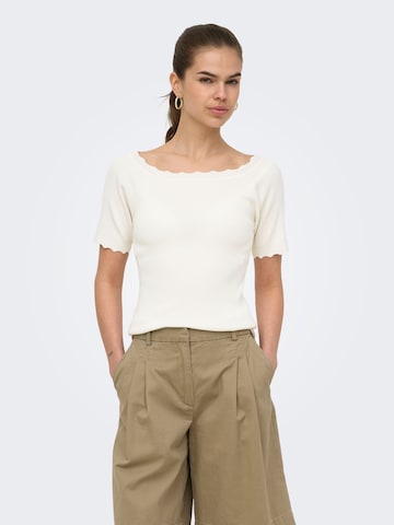 JDY Pullover in Weiß: Vorderseite