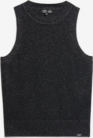 Superdry Knitted Top in Black: front