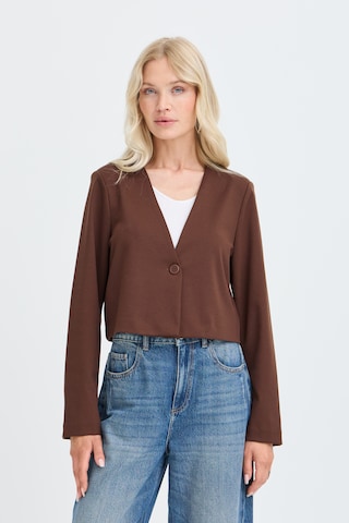 b.young Between-Season Jacket in Brown: front