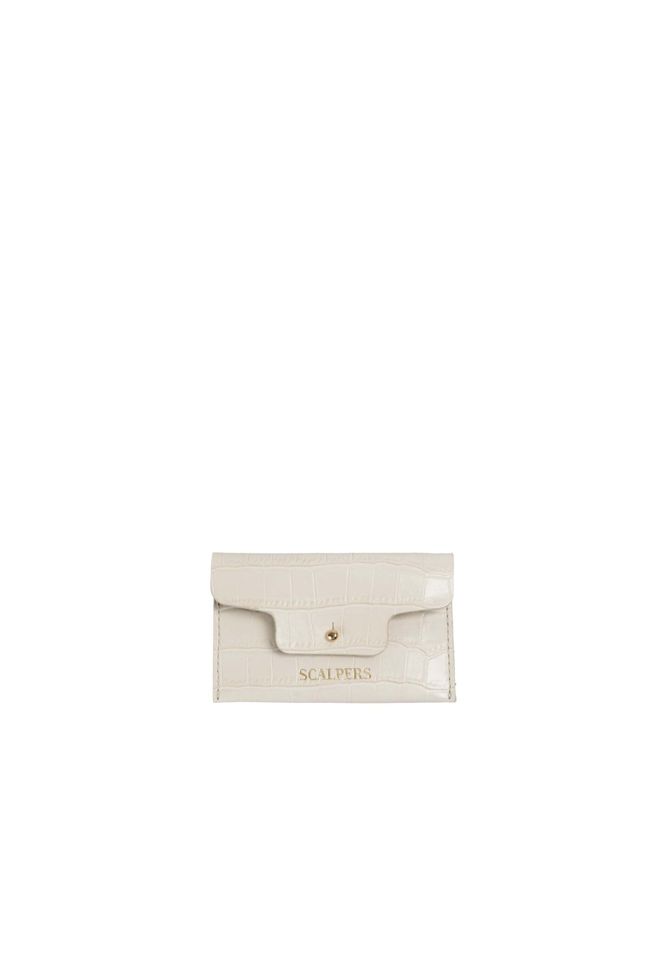 Scalpers Sccroco Cardholder ' ' in Beige: Vorderseite