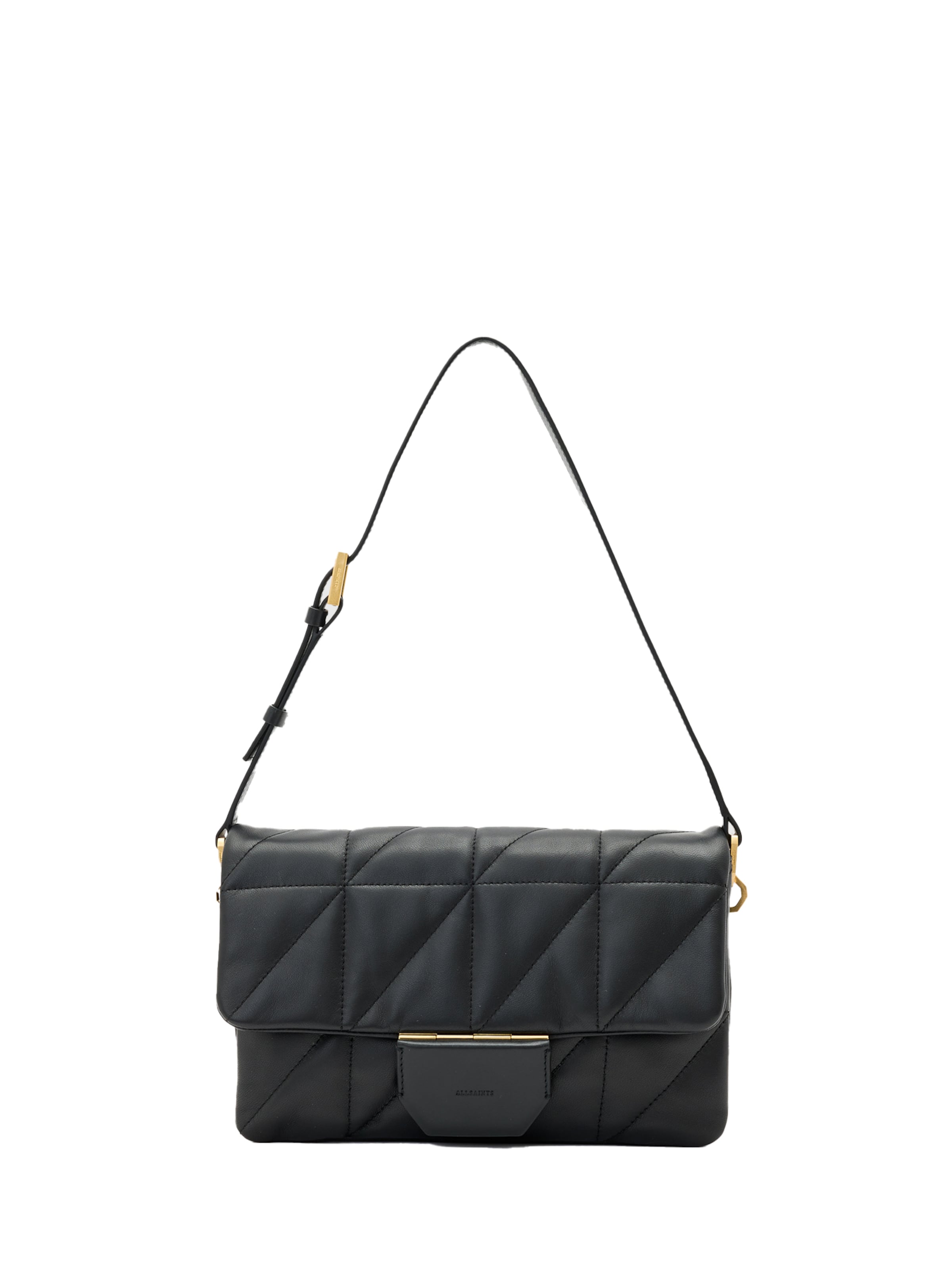 AllSaints Õlakott 'ONDINE', värv must: eest vaates