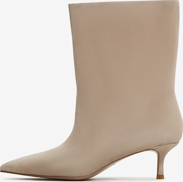 Bottines CESARE GASPARI en beige : devant