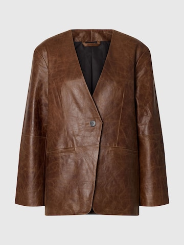 SELECTED - Chaqueta de entretiempo en marrón