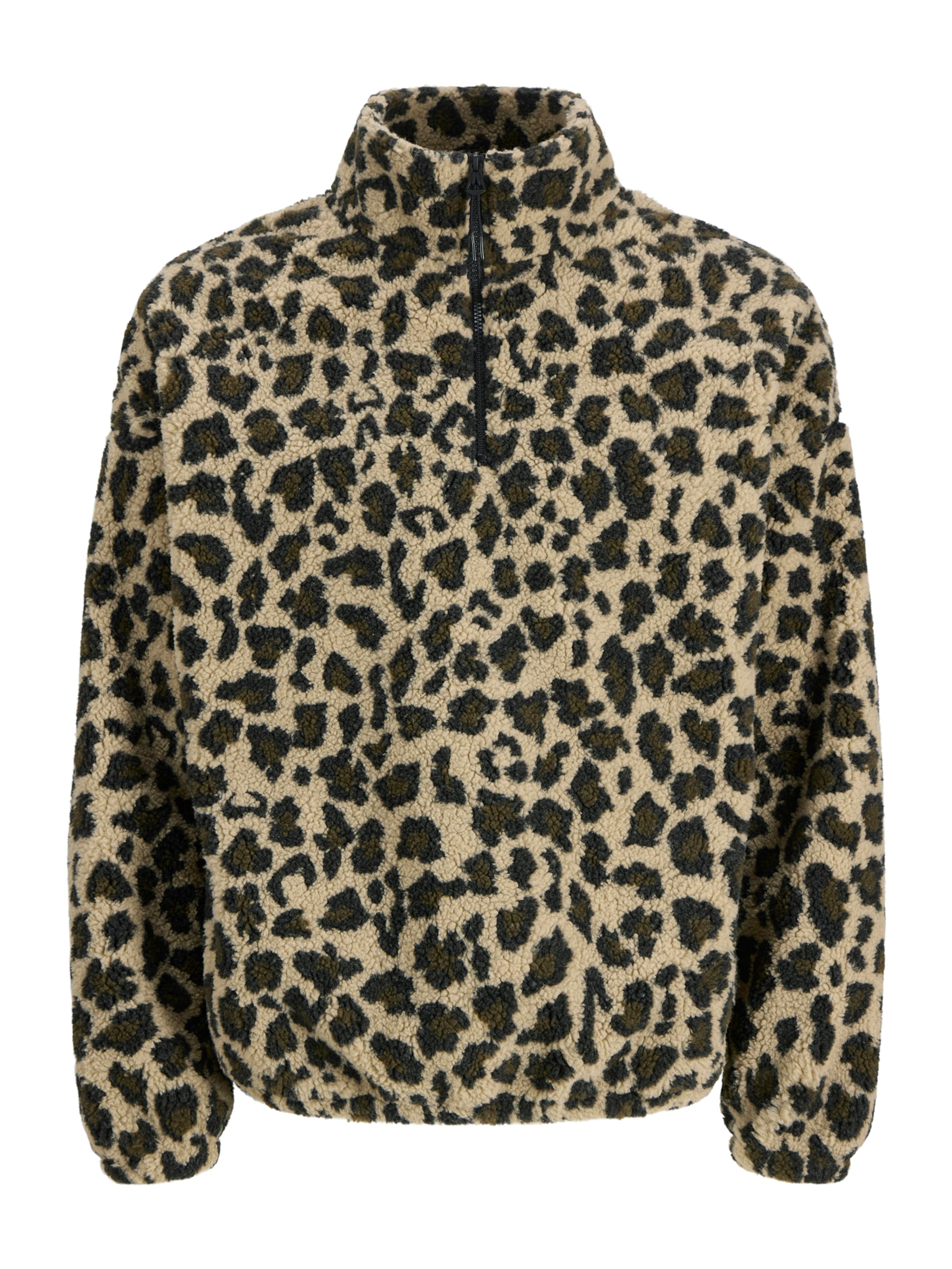 Pull-over 'JORCHEETAH' JACK & JONES en marron : devant