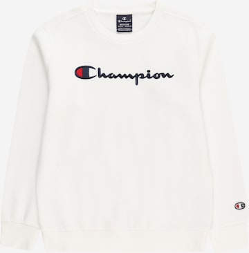 Champion Authentic Athletic Apparel Суичър 'Classic' в бяло: отпред