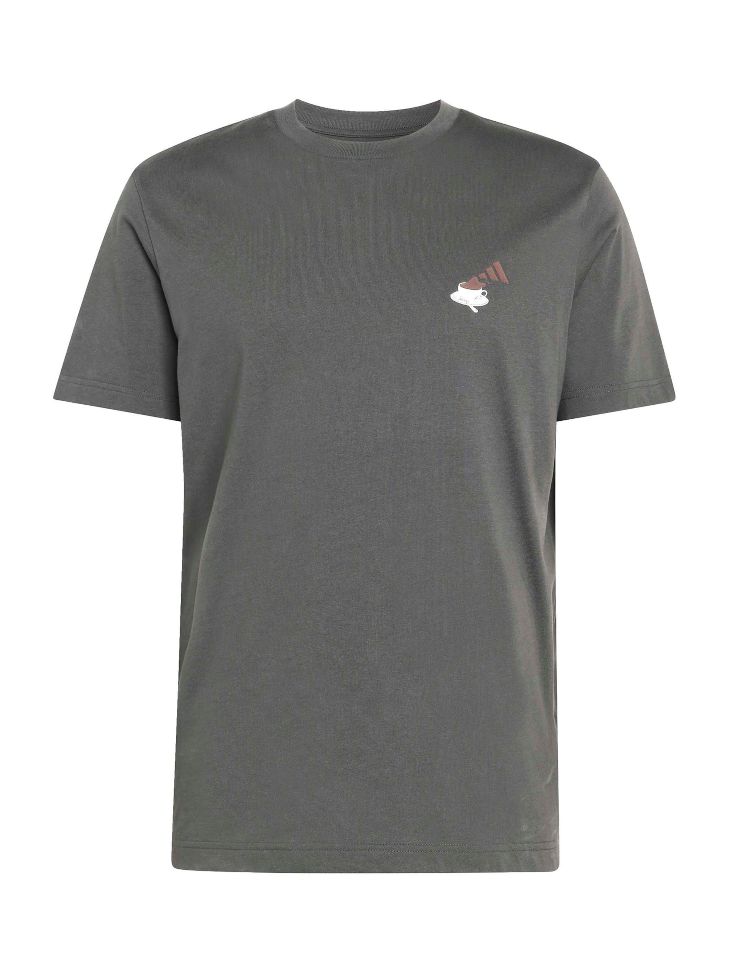 ADIDAS SPORTSWEAR Funkčné tričko 'CHEESECAKE' - Sivá: predná strana