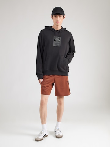 Bluză de molton de la ADIDAS ORIGINALS pe negru